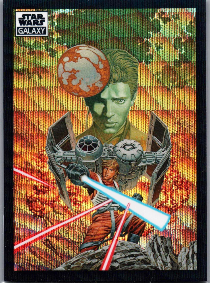2022 Star Wars Galaxy Wave Refractor #51 The Skywalker Legacy 43/99