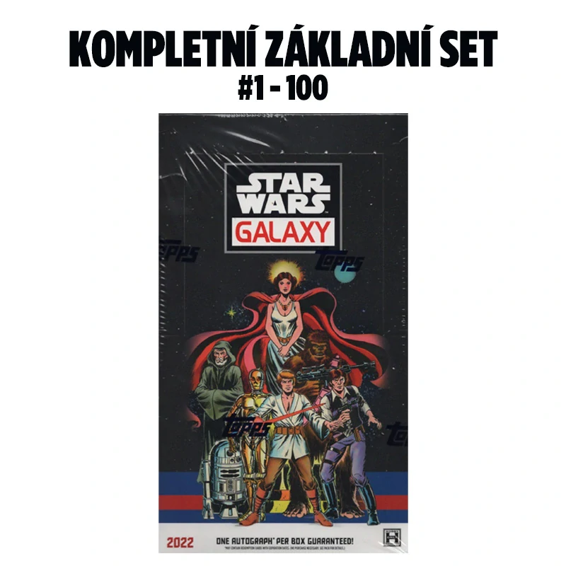 2022 Star Wars Galaxy - kompletní základní set #1-100