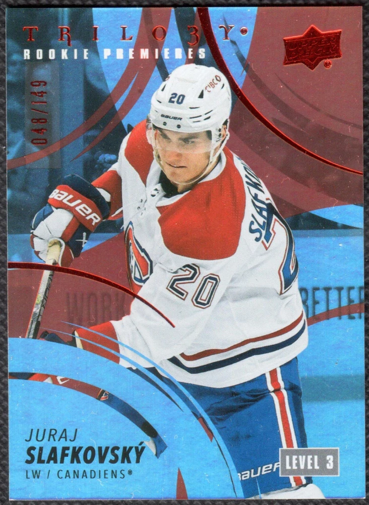 2022/23 Trilogy Rookie Premieres Red Juraj Slafkovský #196 048/149