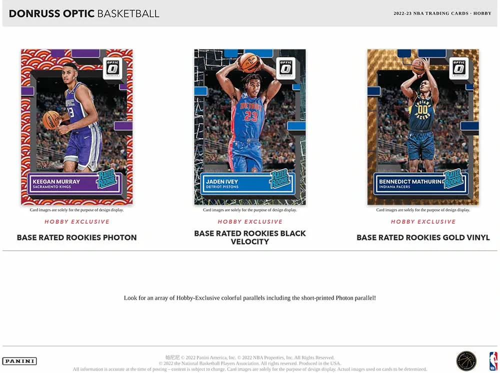 2022/23 Panini Donruss Optic Basketball Hobby