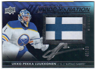 2021/22 Pride of a Nation Ukko-Pekka Luukkonen #PON-UL 45/99