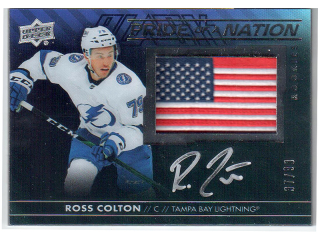 2021/22 Pride of a Nation Ross Colton #PON-RC /99