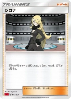 Pokémon sC Charizard Starter Set VMAX 017/021 Cynthia