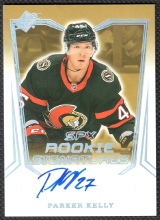2021/22 SpX Rookie Signatures Parker Kelly #SPXR-PK