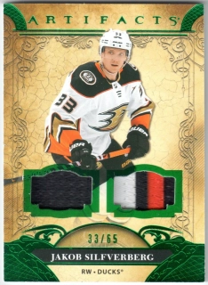 2020/21 Artifacts Emerald Material Jacob Silfverberg #66 33/65